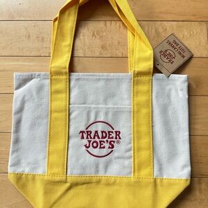 Trader Joe's Mini Canvas Tote Bag